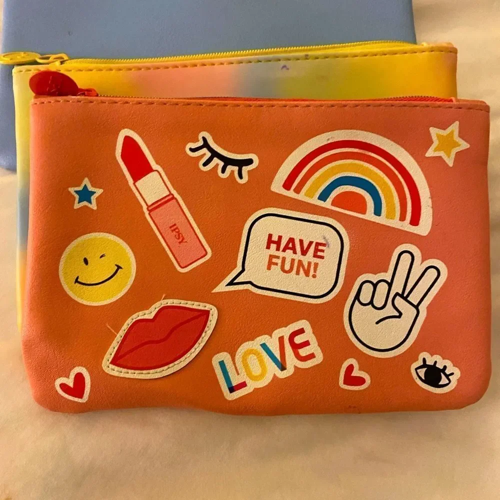 Ipsy Makeup Bags - 6 bags as pictured , size 7.5 x5